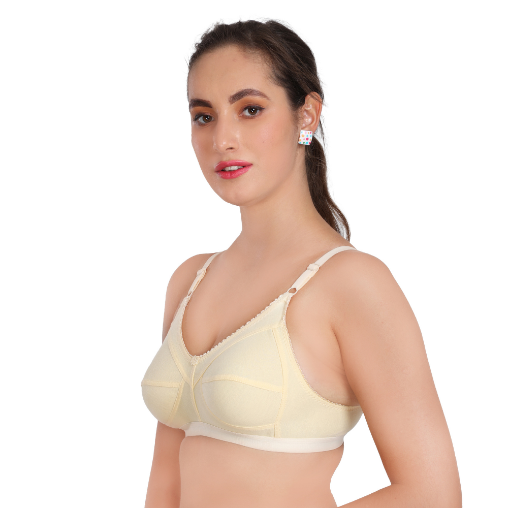 Akakee, Women's Cotton Blend Non Padded Bra (Pack of 1)