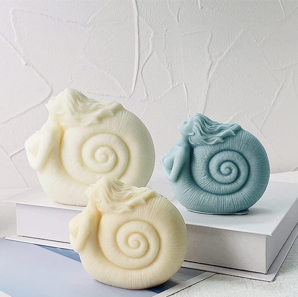 Decorative Figurine Scented Soy Wax Snail Model Candle (Pack of 1)