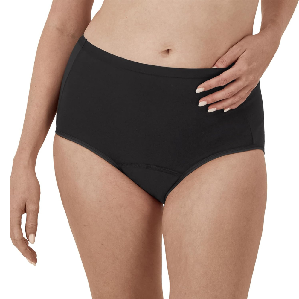 Smileai Fashion Leak-Proof Period Panties & Postpartum Cotton Underwear | Reusable Washable Hipster Panty, Medium to Heavy Flow