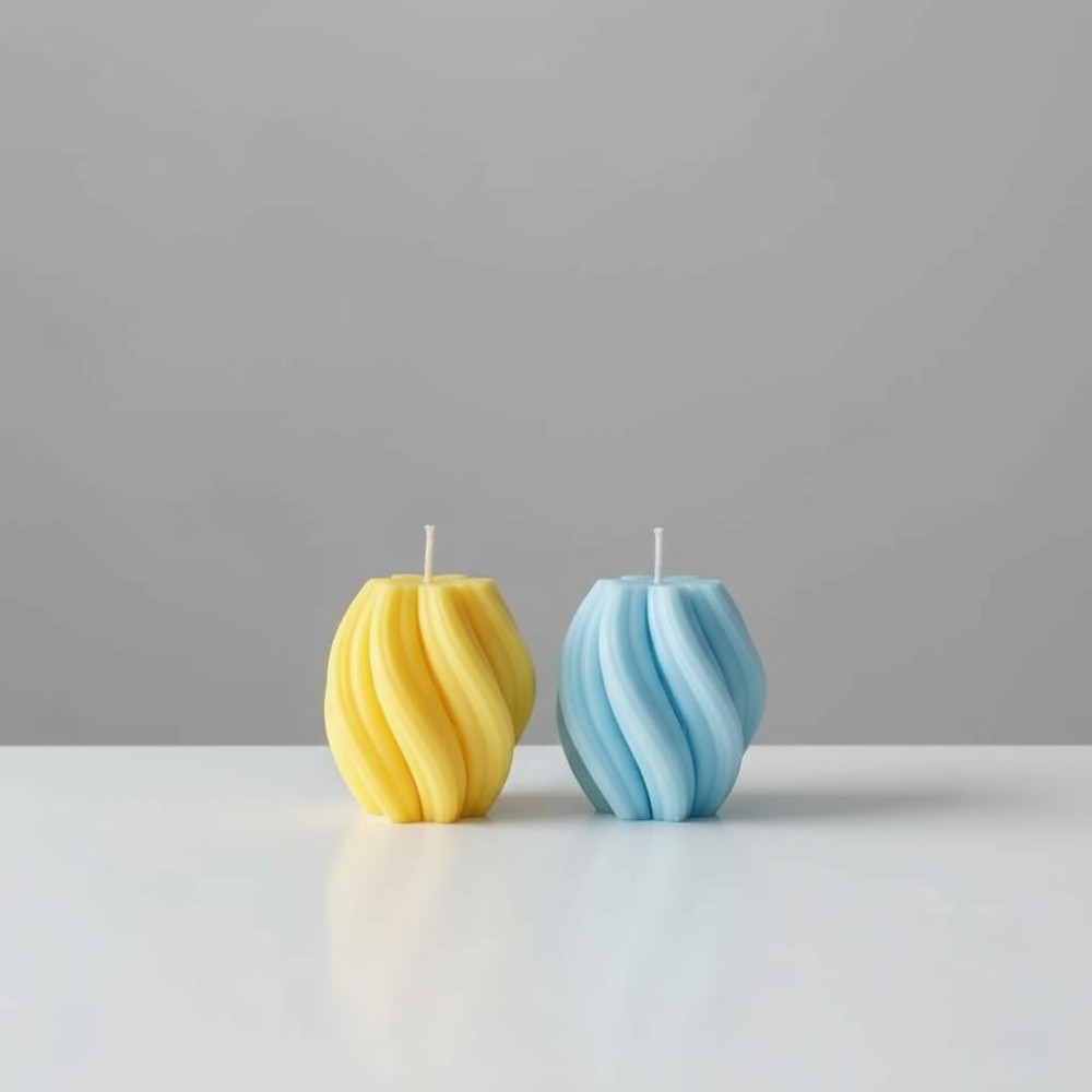 Twister for Home Decoration Scented Decorative Candle pack of 2