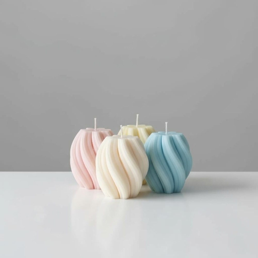 Twister for Home Decoration Scented Decorative Candle pack of 2