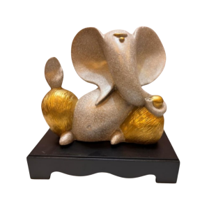 Crafted Polyresin Statue of Ganesha (Pack of 1)