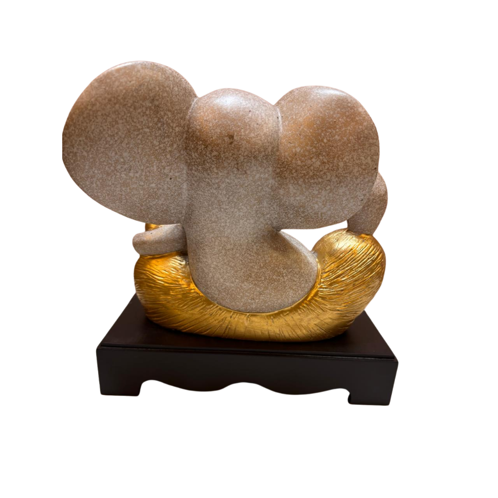 Crafted Polyresin Statue of Ganesha (Pack of 1)