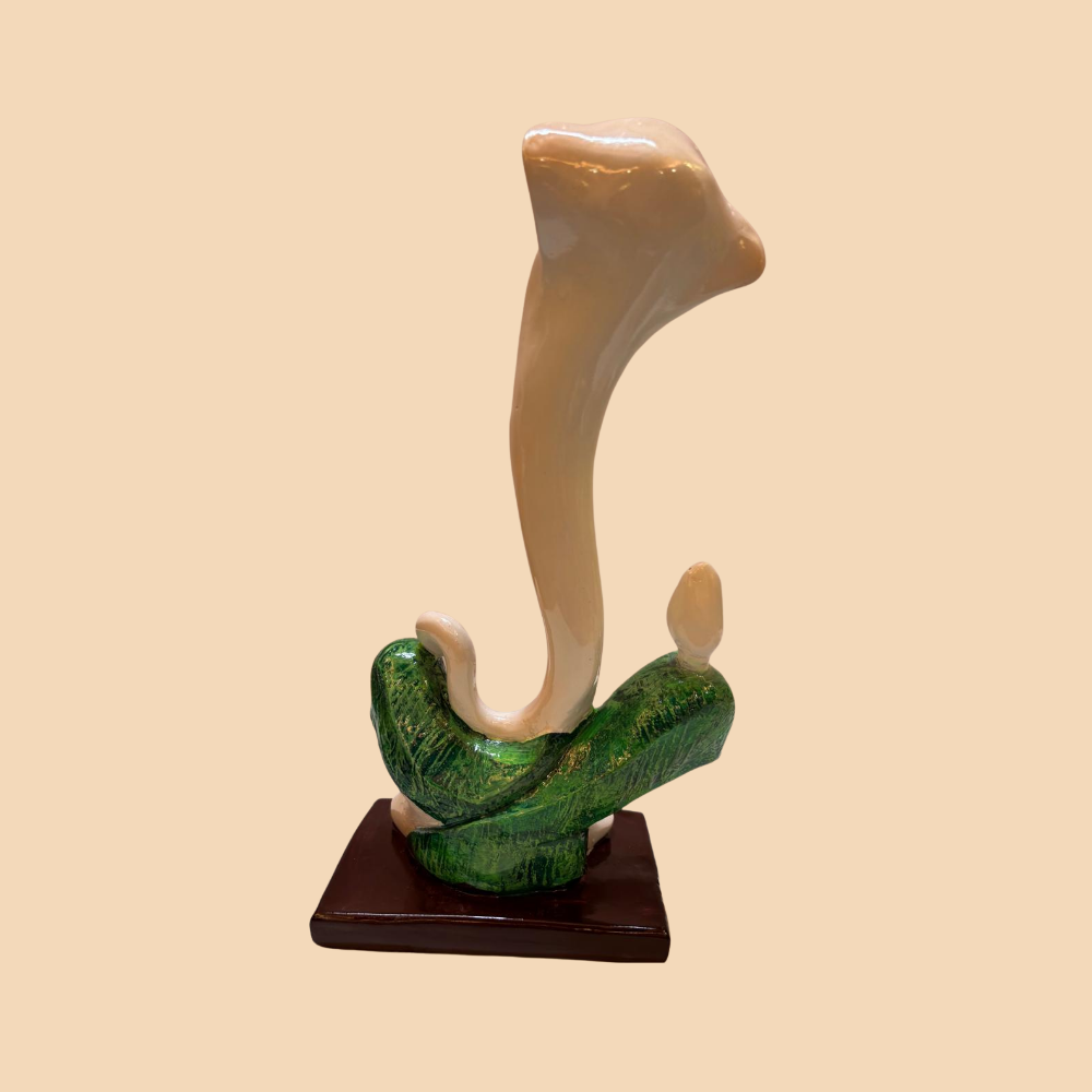 Handcrafted Abstract Ganesha Idol – Decorative Resin Figurine (Pack of 1)