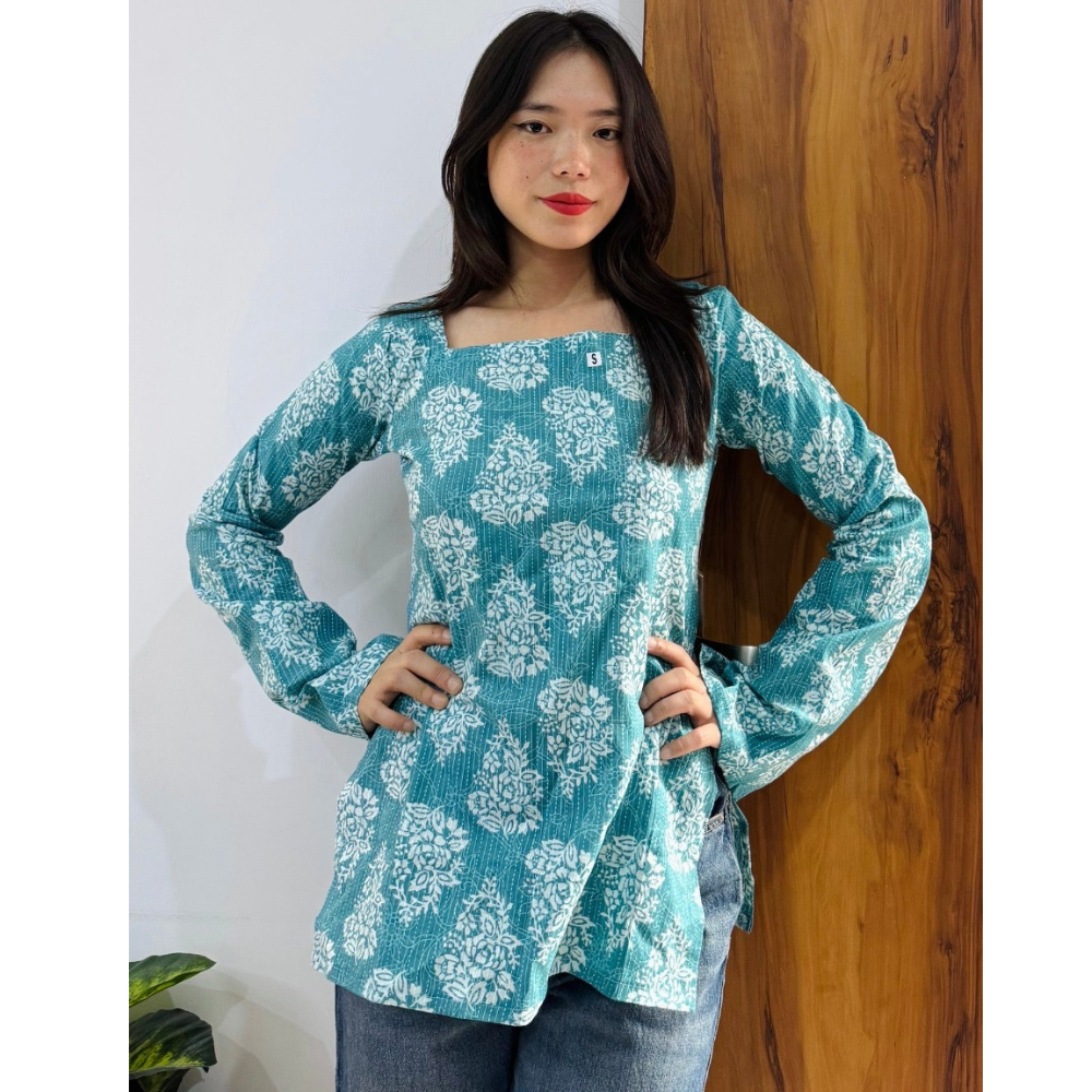 Trendy Handblock Printed Cotton Kurti Combo – Stylish & Comfortable Wear (Combo 2)