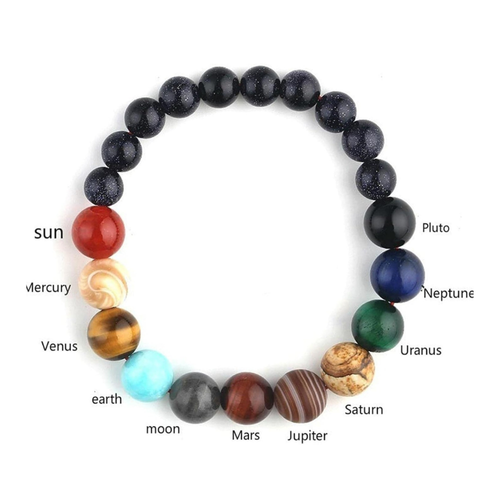 Galaxy Gem Stone Beads Bracelet (Pack of 1)