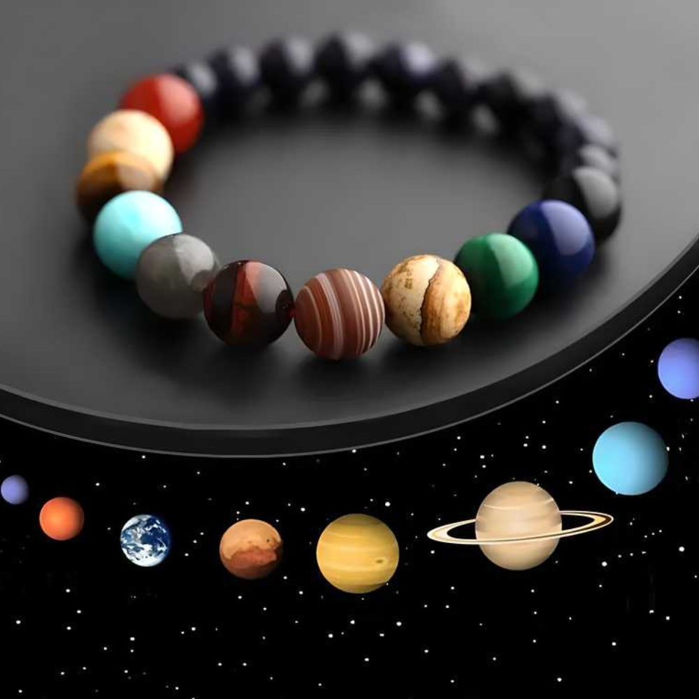 Galaxy Gem Stone Beads Bracelet (Pack of 1)