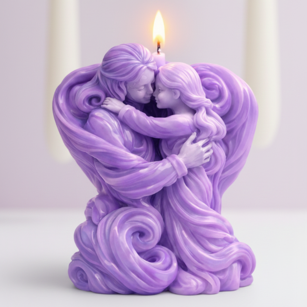 Eternal Love Embrace Candle – Lavender Romance Edition (Pack of 1)