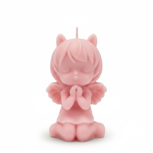 Hand-Poured Praying Angel Soy Wax Candle (Pack of 1)