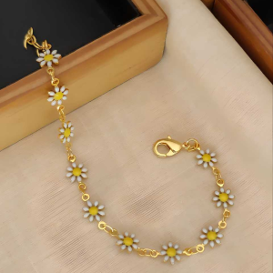 Women Gold Plated Bracelet (Pack of 1)