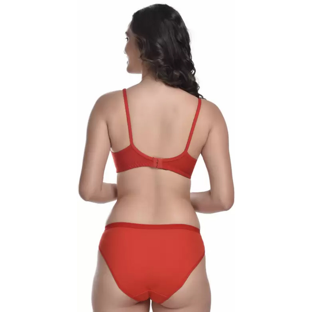 AKAKEE Multicolor Premium Bra Panty Set For Women's (Pack of 3)