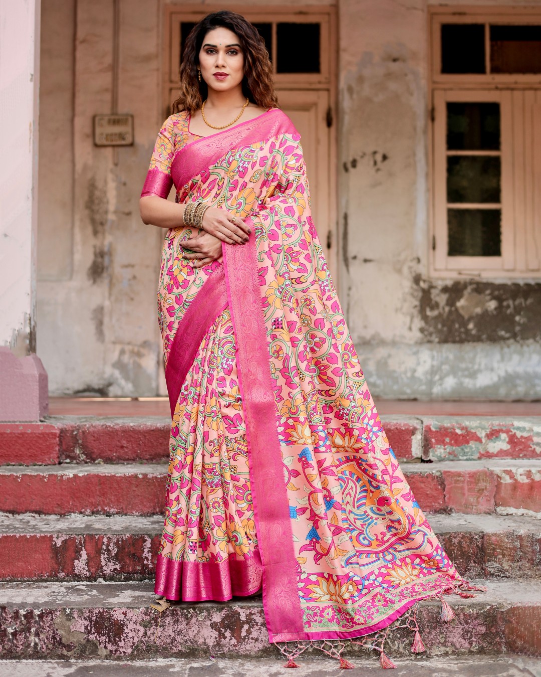 VARSHA_1063-64-65-BrightPink-1
