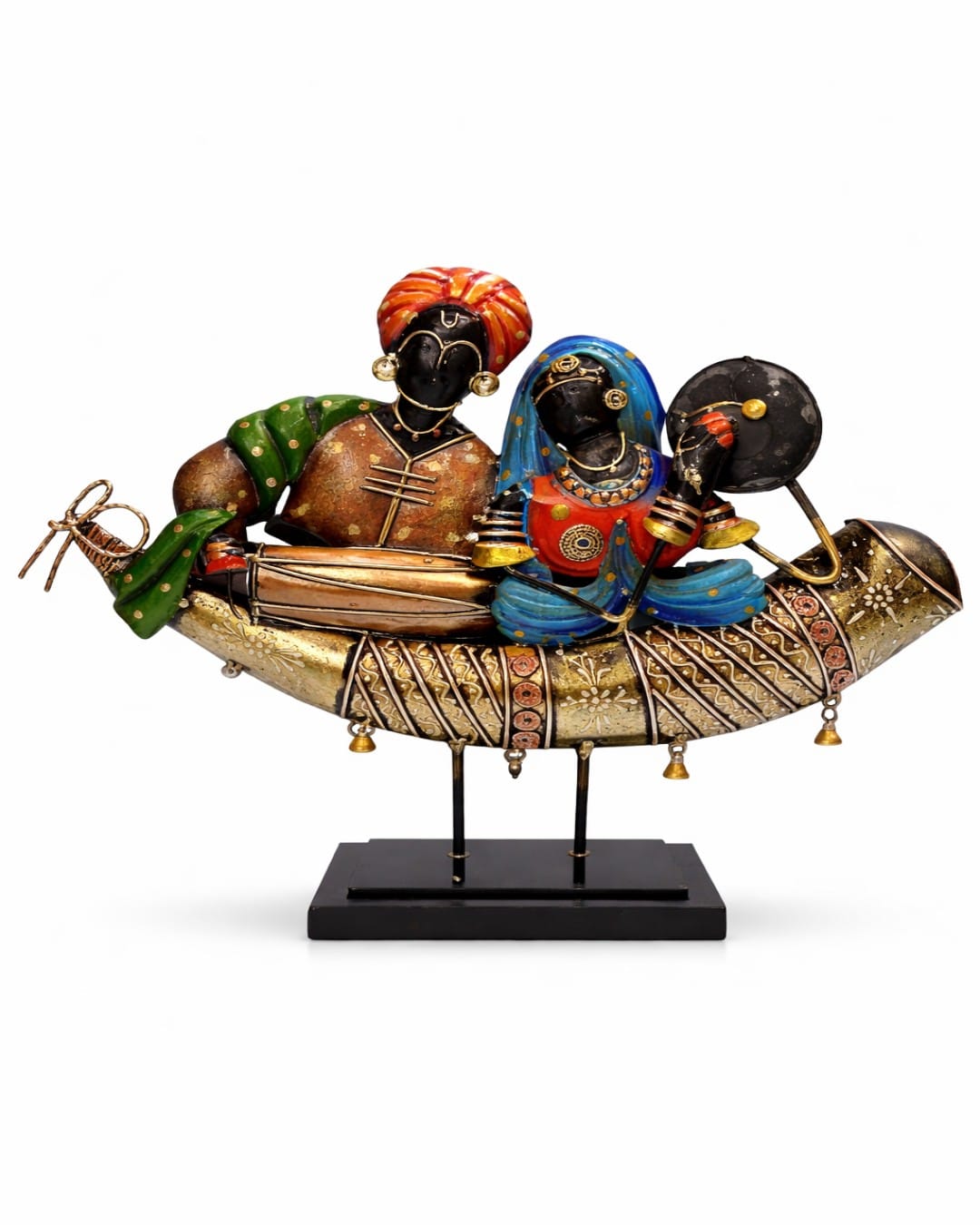 Metal Decorative Musician Momento Showpiece for Home Decoration (Pack of 1)