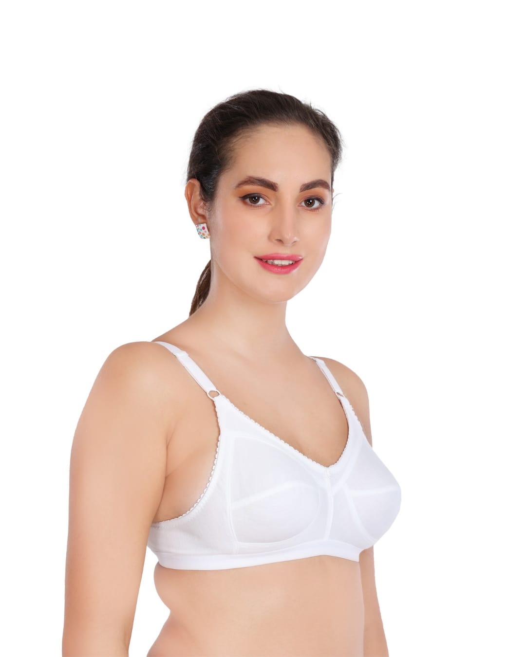 Akakee, Women's Cotton Blend Non Padded Bra (Pack of 3)