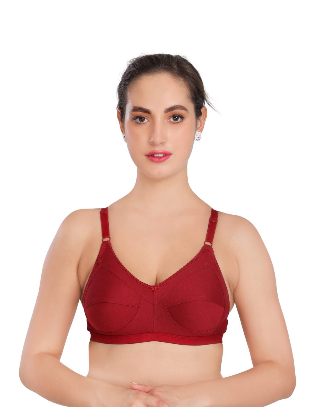 Akakee, Women's Cotton Blend Non Padded Bra (Pack of 3)