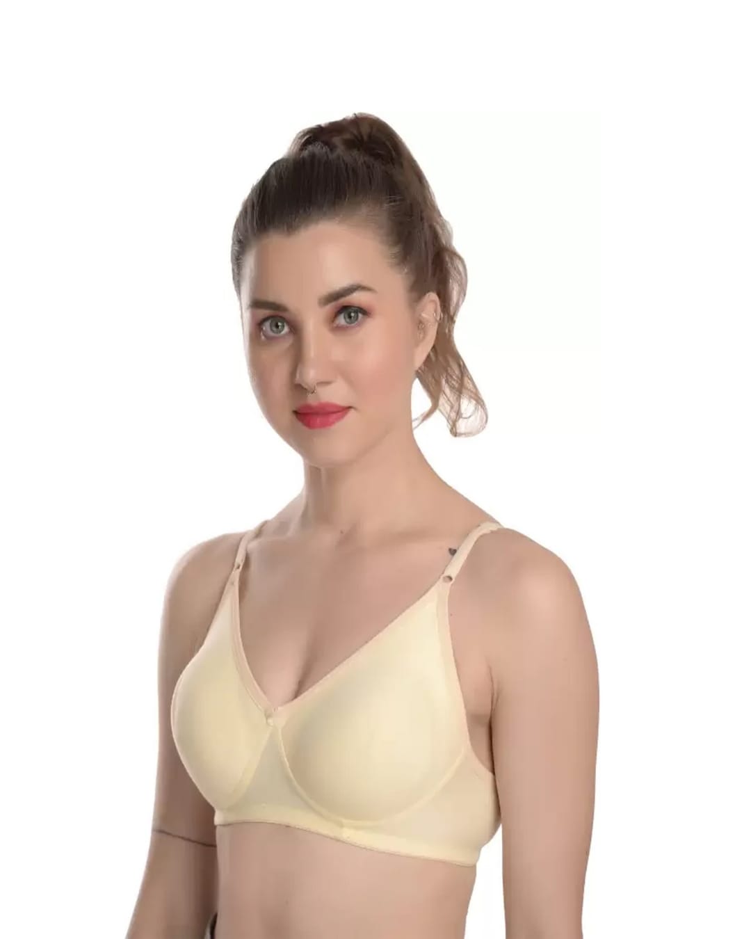Akakee multicolor cotton bra set of 3