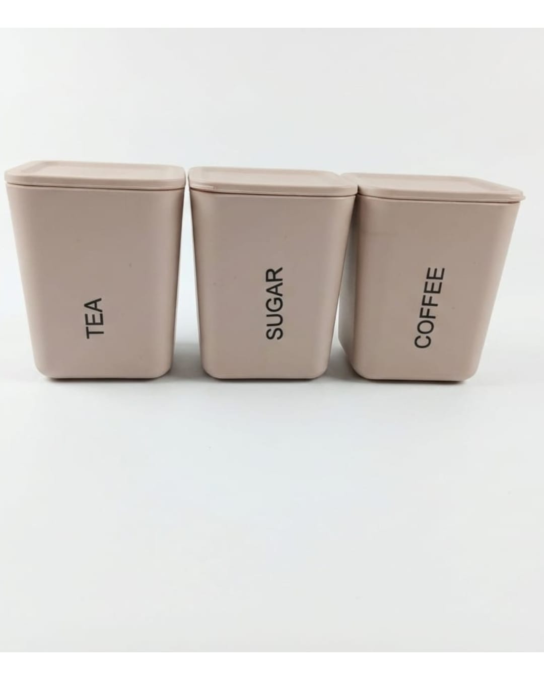 Tea Coffee Sugar Storage Container Set with Lids (Pack of 3)