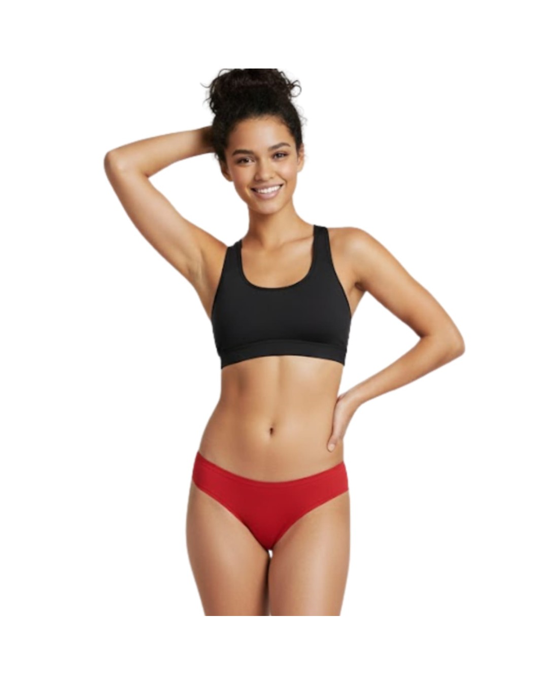 Smileai Fashion Maroon Cotton Thong Low Waist Innerwear / Panty for Women and Girls (Pack of 1)