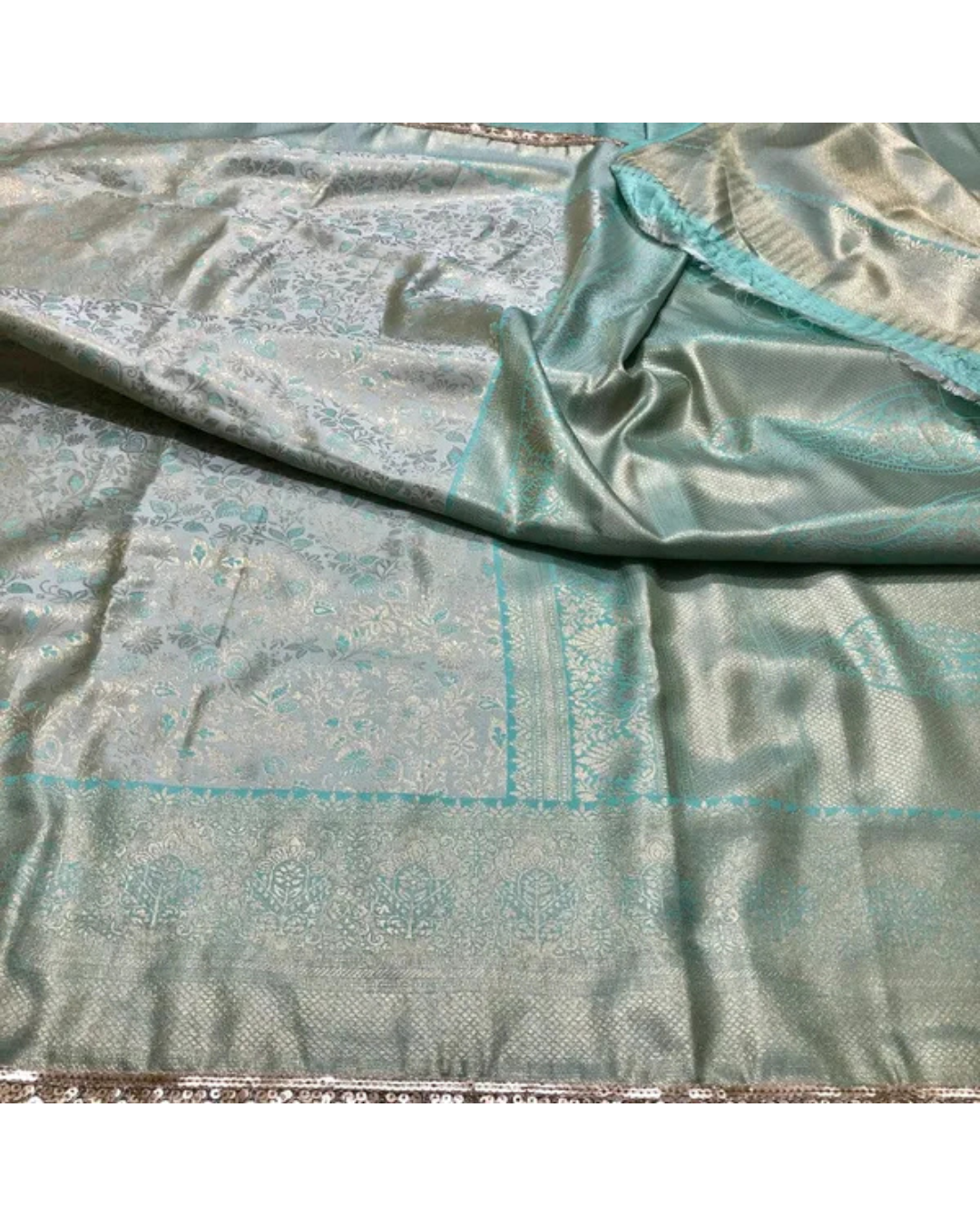 Women's Premium Banarasi Silk Saree With Unstitched BP (Pack of 1)