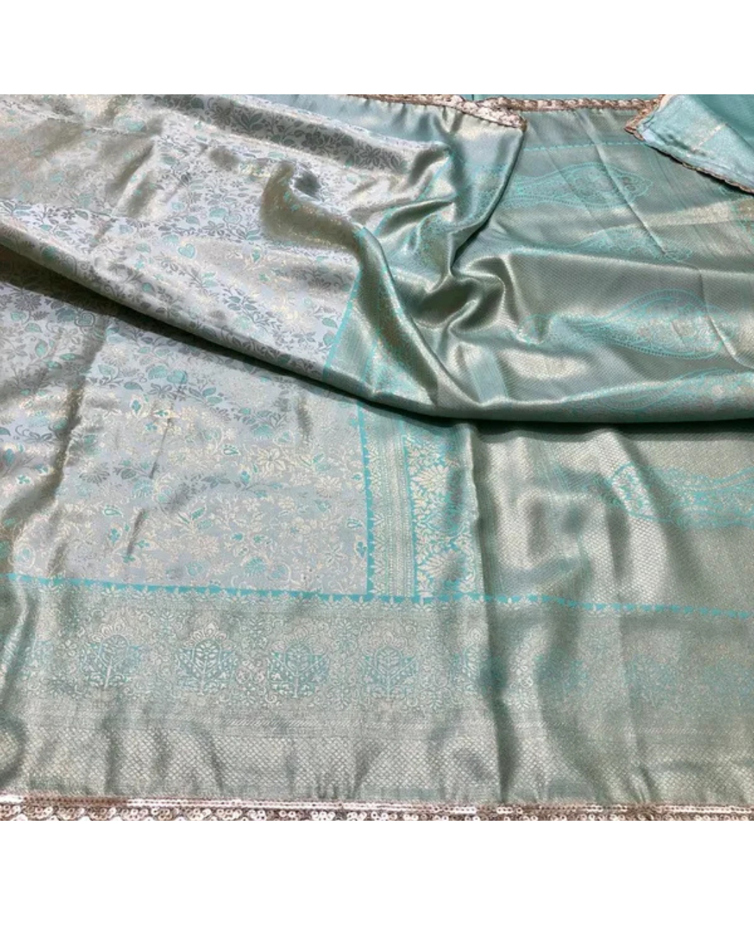 Women's Premium Banarasi Silk Saree With Unstitched BP (Pack of 1)
