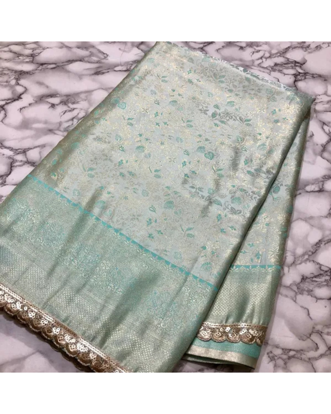 Women's Premium Banarasi Silk Saree With Unstitched BP (Pack of 1)