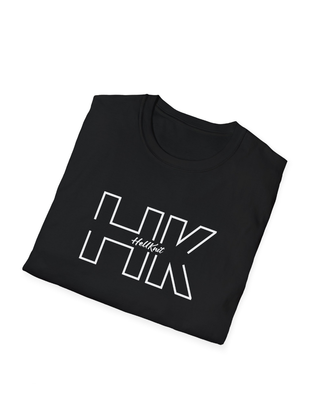 HELLKnit HK Graphic Unisex White Streetwear T-Shirt(Pack of 1)