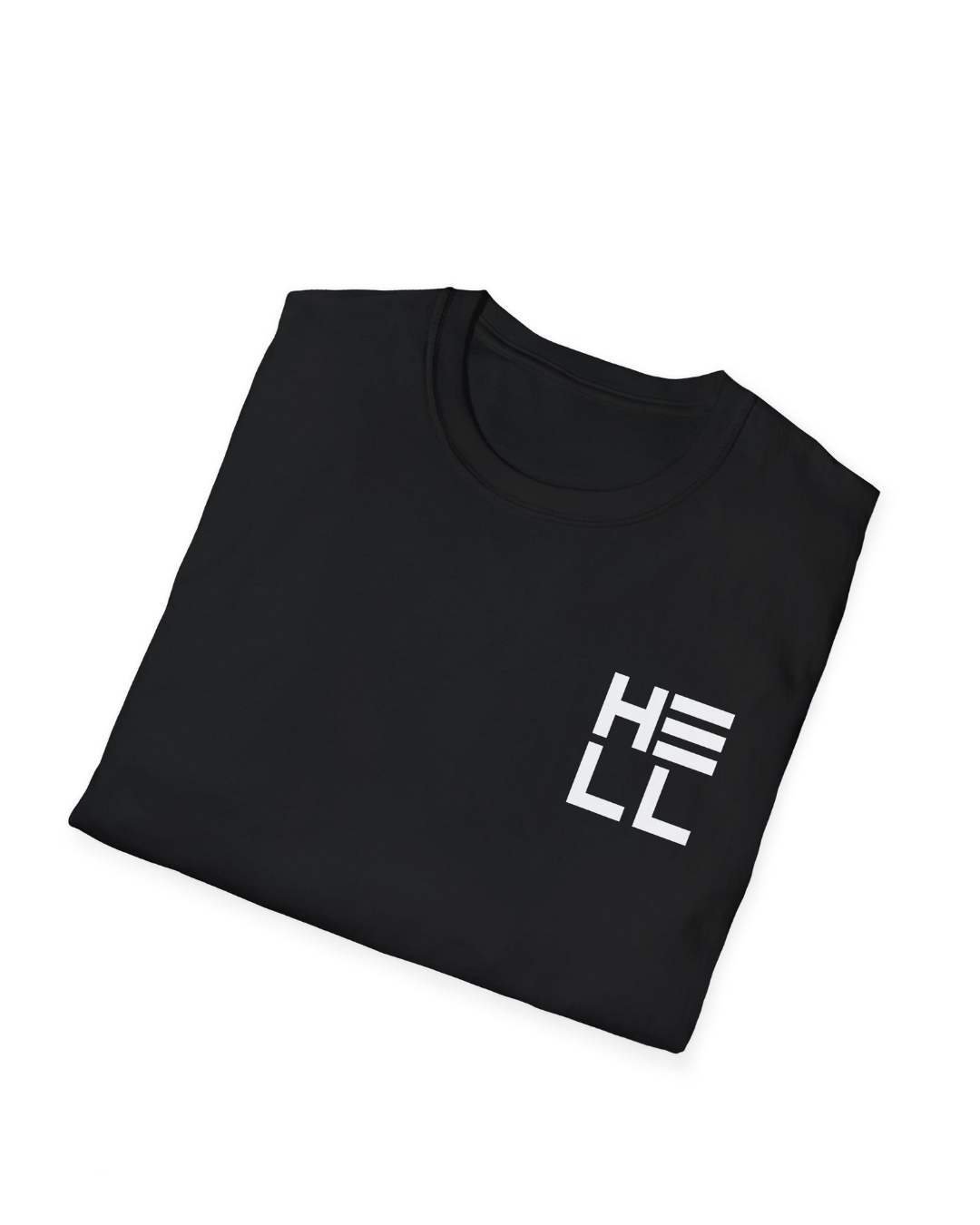 HELLKnit HE LL Unisex Graphic Black Streetwear T-Shirt(Pack of 1)