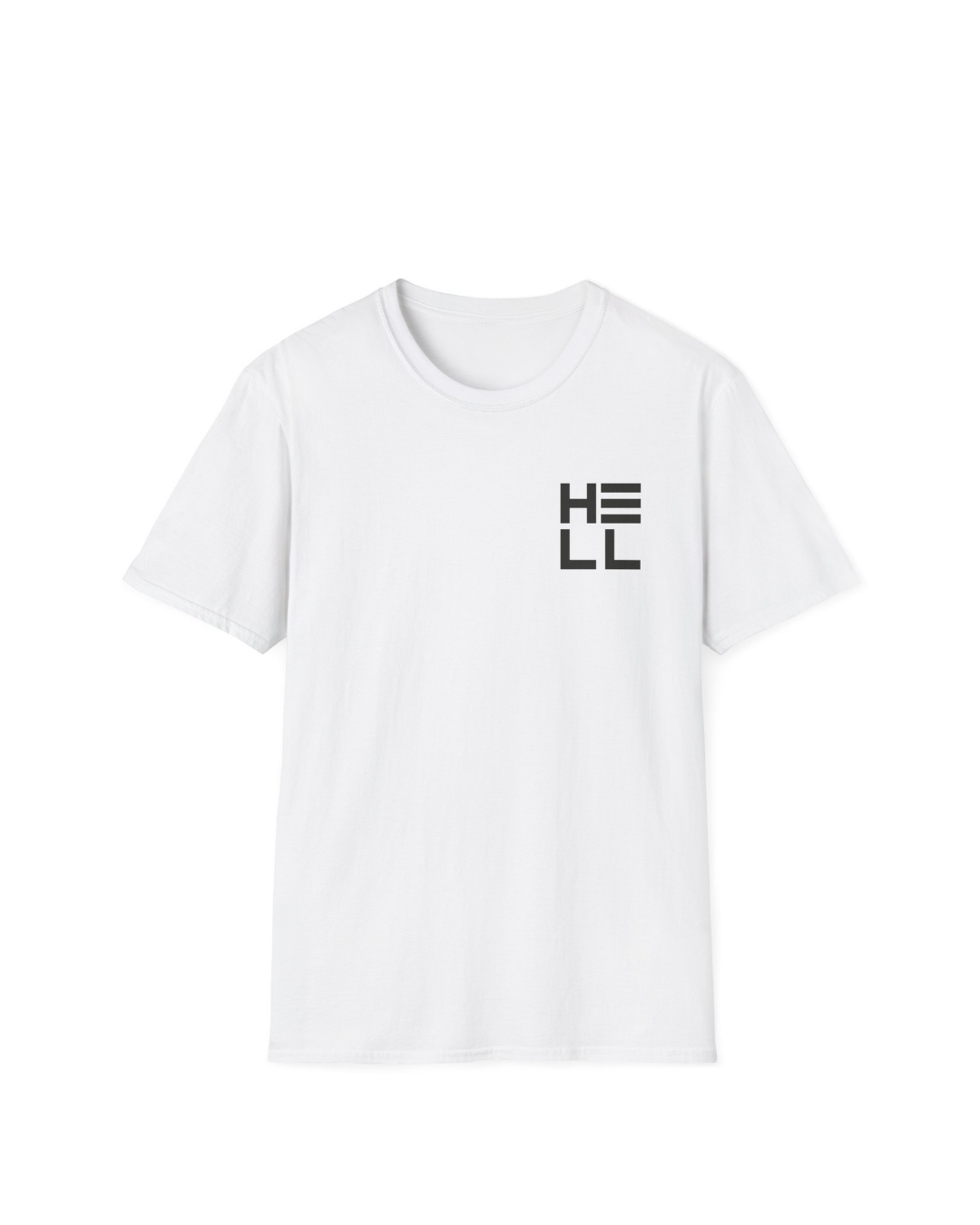 HELLKnit HE LL Unisex Graphic Black Streetwear T-Shirt(Pack of 1)