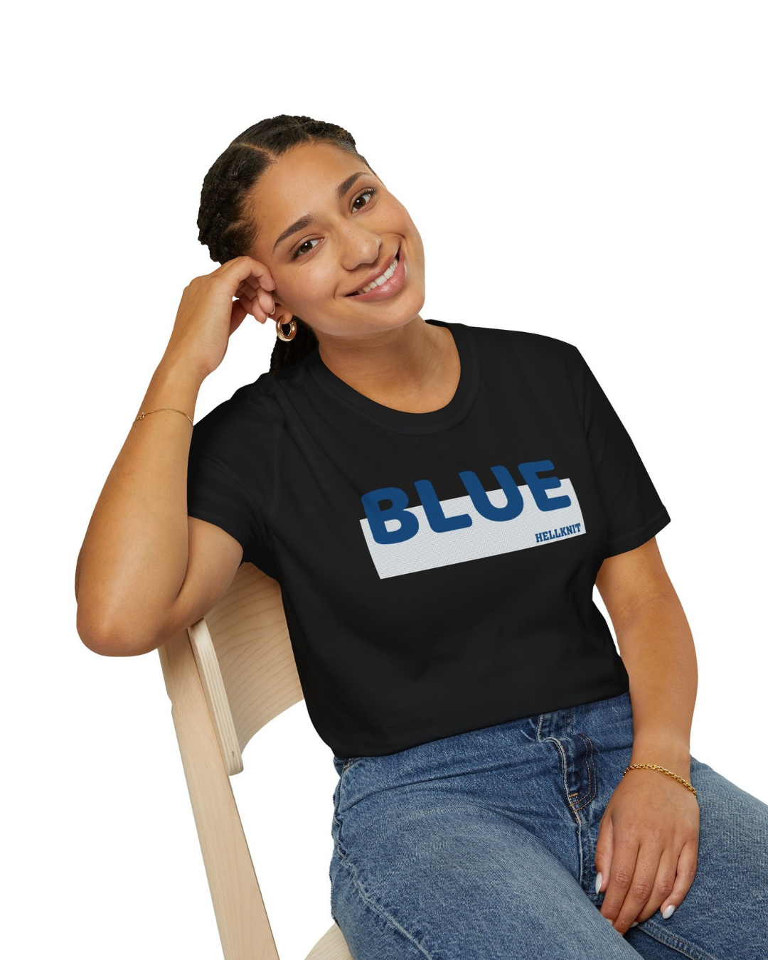 Hellknit "BLUE" Edition Unisex Graphic Tee (Pack of 1)