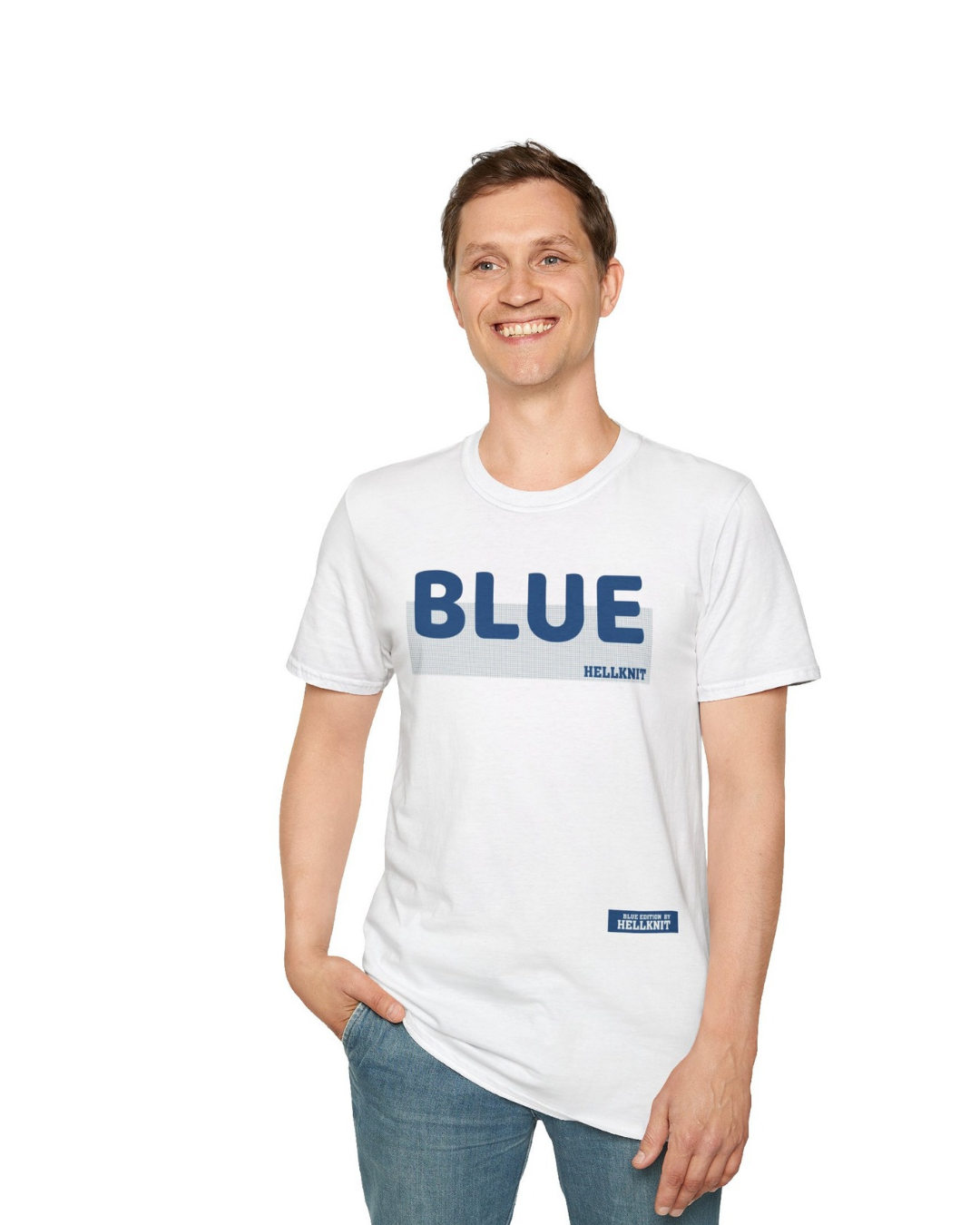 Hellknit "BLUE" Edition Unisex Graphic Tee (Pack of 1)