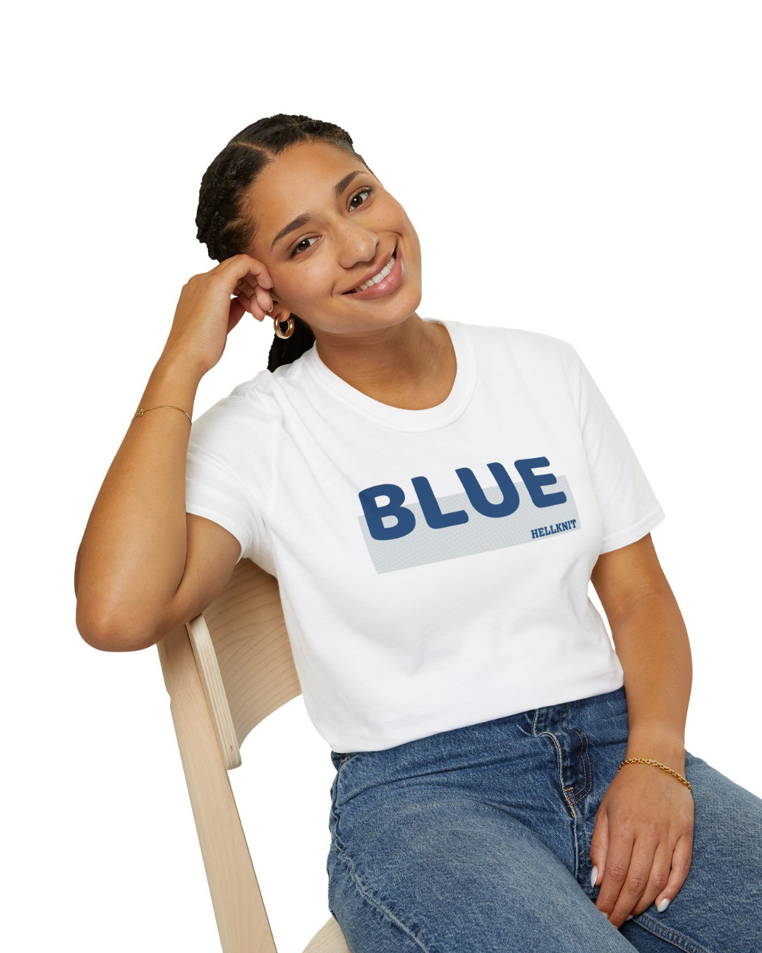 Hellknit "BLUE" Edition Unisex Graphic Tee (Pack of 1)