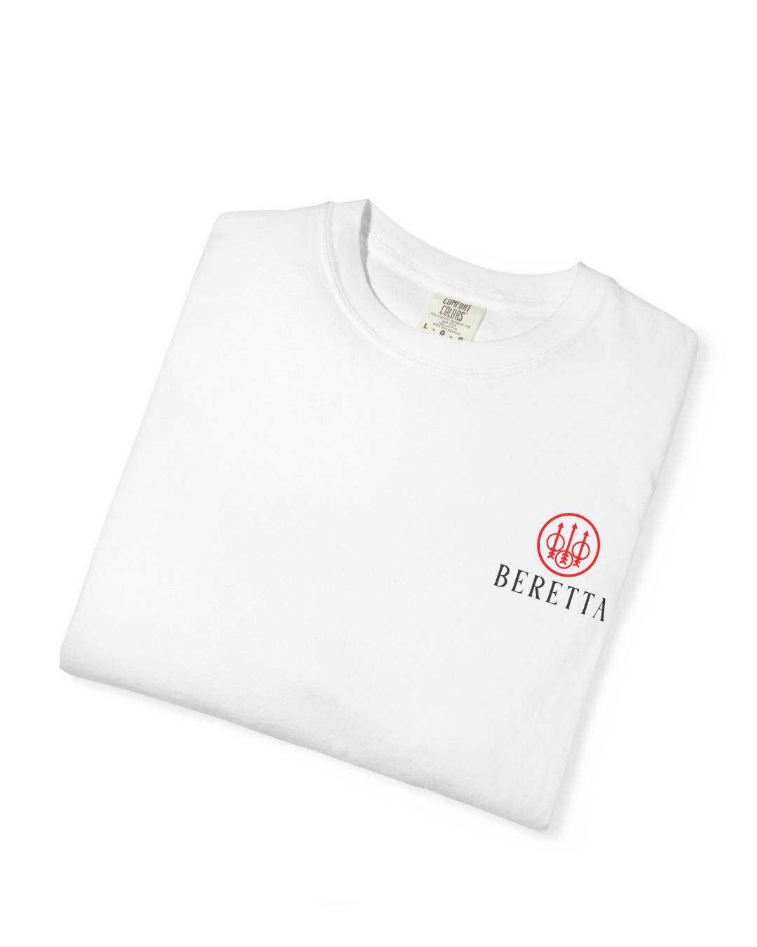 Beretta Trident Logo Classic Black Cotton Unisex T-Shirt