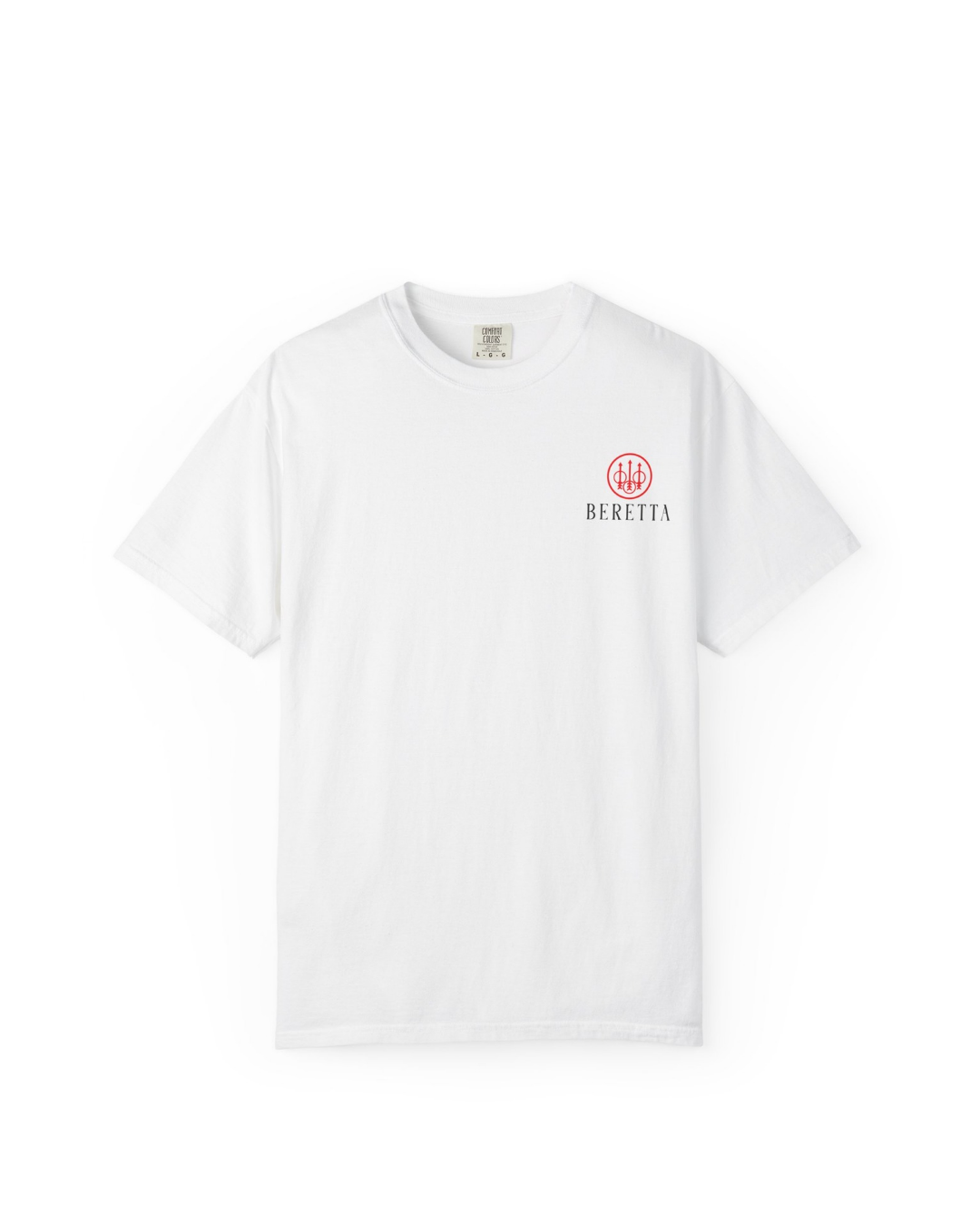 Beretta Trident Logo Classic Black Cotton Unisex T-Shirt