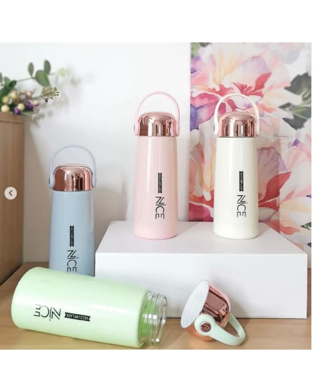 KYRO GLOBAL 400 ml Premium Glass Water Bottle – Leak-Proof Reusable Drinking Bottle(Pack of 1)