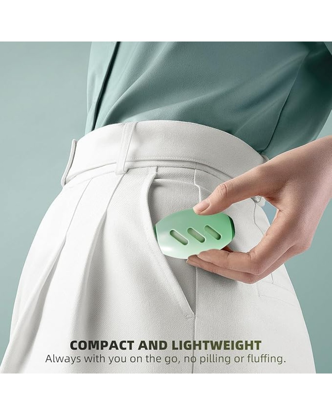 Egg Shape Lint Roller – Portable Reusable Pet Hair & Dust Remover for Clothes, Sofa & Fabric | Compact, Easy Grip & Travel Friendly(Pack of 1)