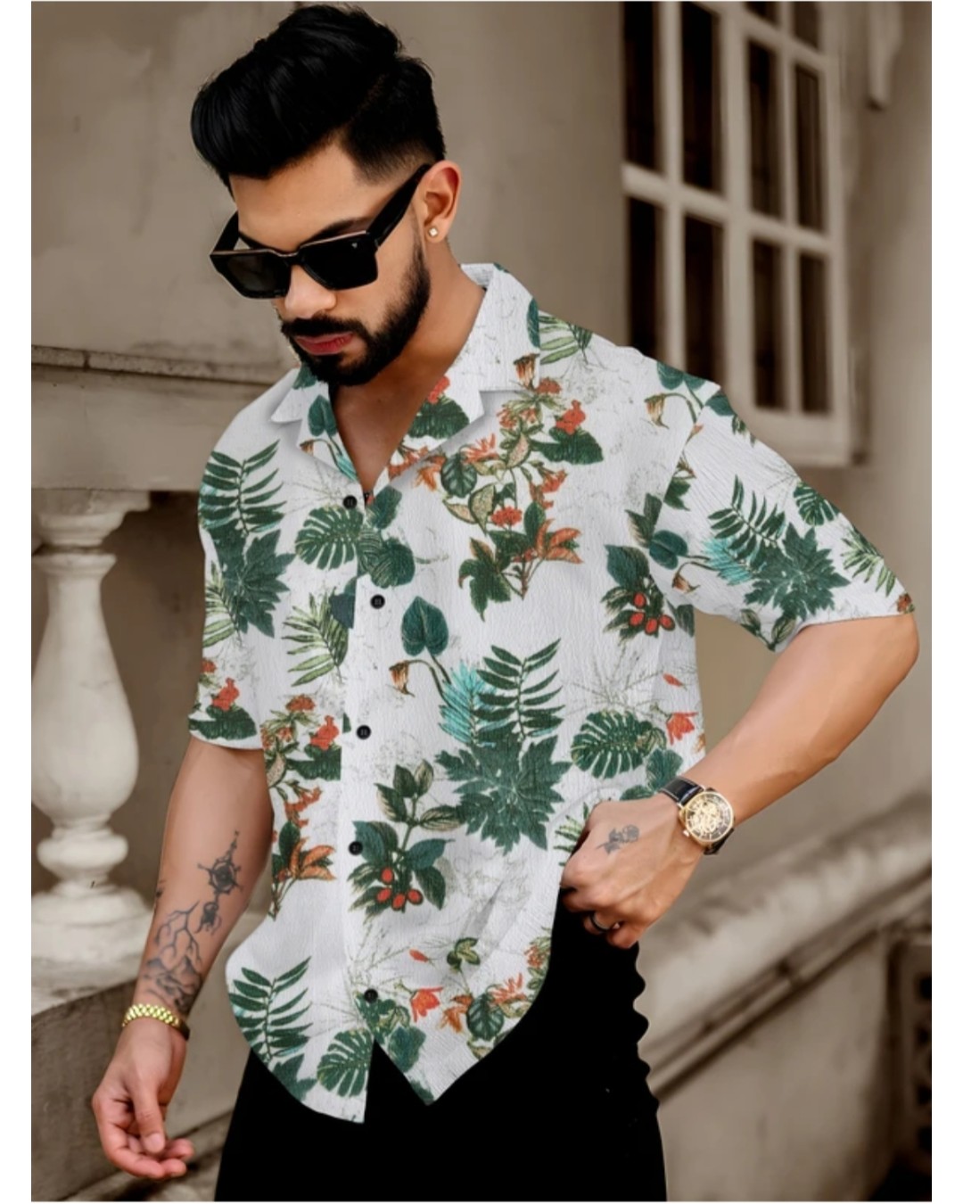 Casual_tshirt-Green-L