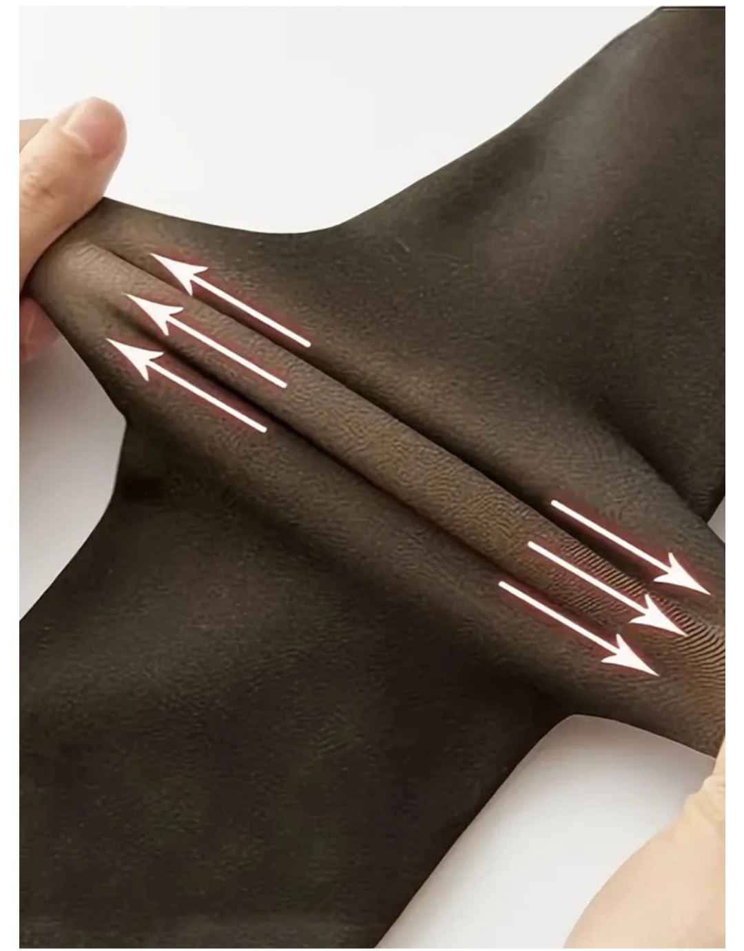 Women's Winter Thermal Fleece Lined Transparent Stretchable Stockings Pantyhose (Pack of 1)