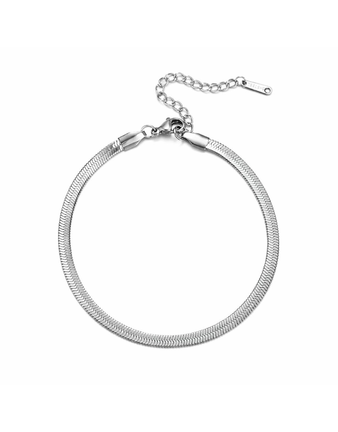 Silver Plated Adjustable Chain Bracelet (pack of 1)