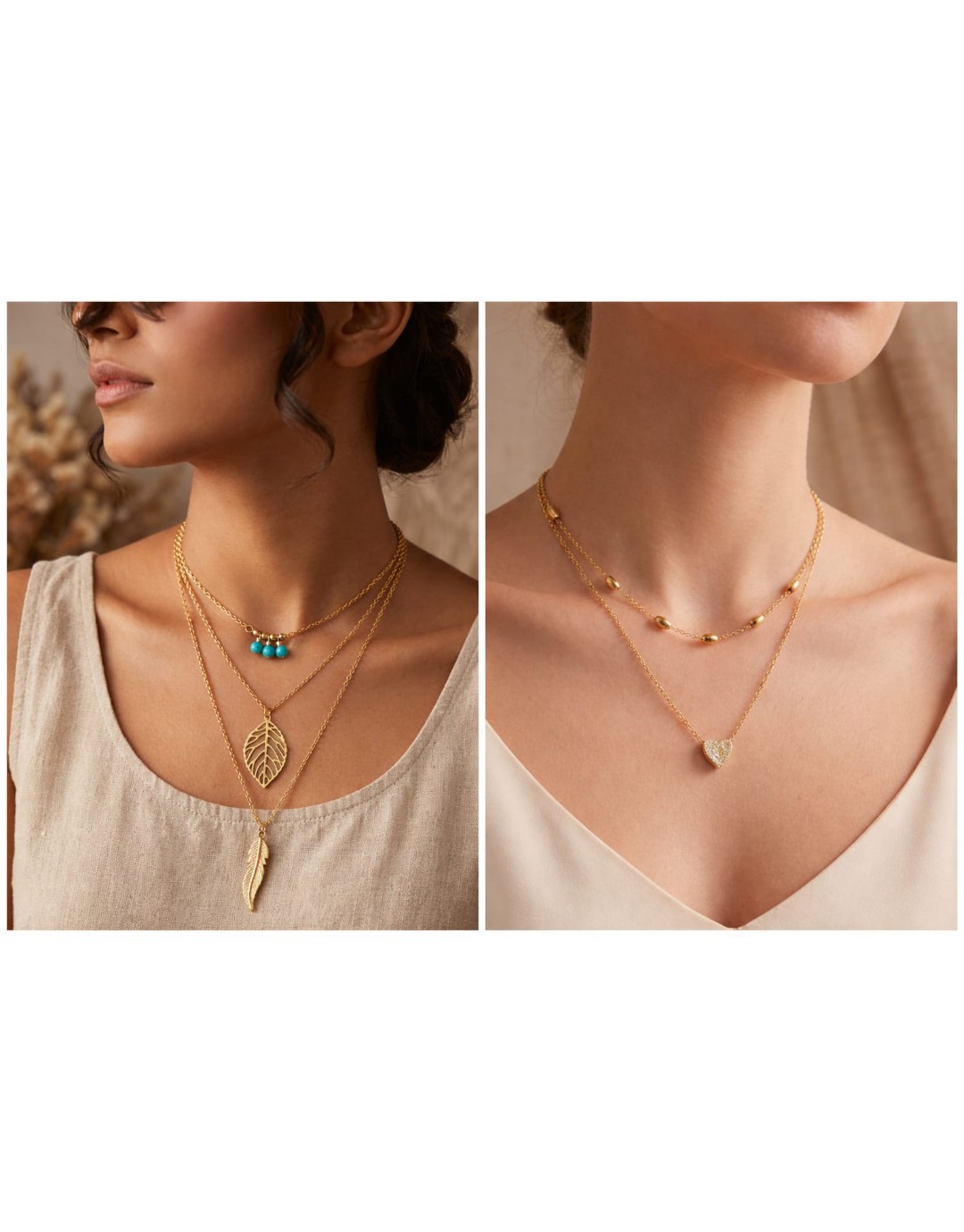 Stylish-Gold-Plated-Pendant-Necklace-Combo-Set-for-Women-Gold