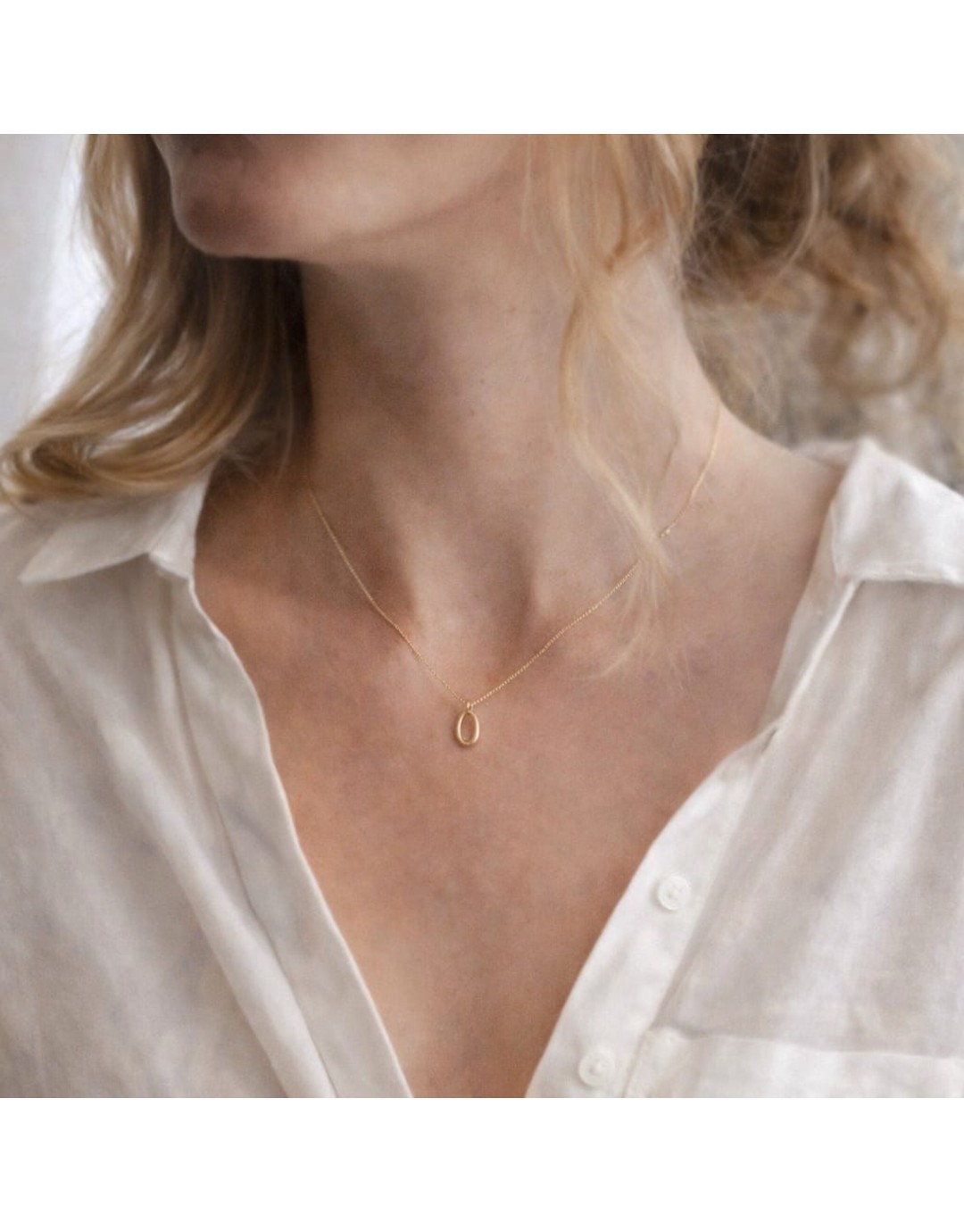 Minimal Gold Pendant Necklace Combo Set for Women (pack of 4)