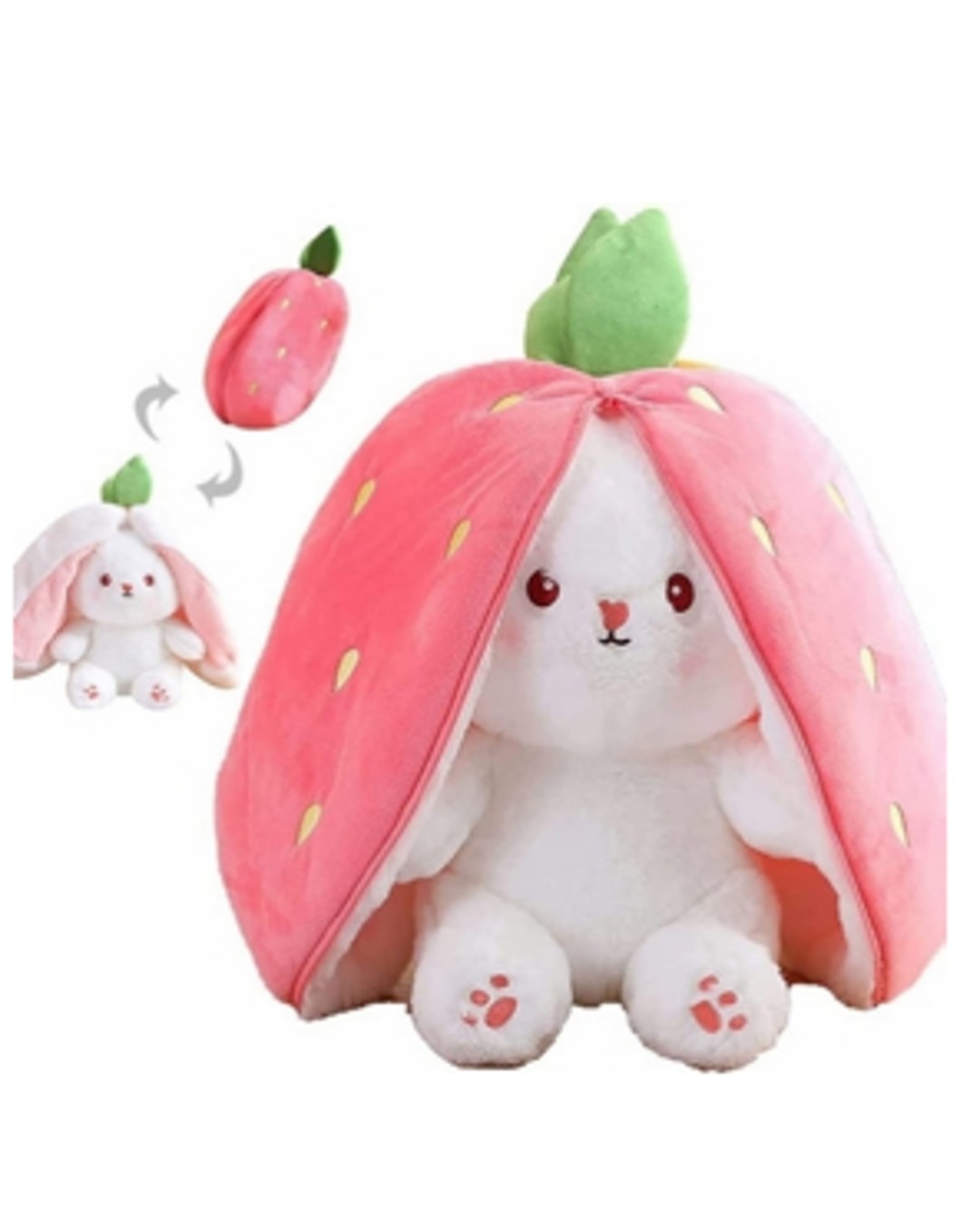 Strawberry plush soft toy (PACK OF 1)