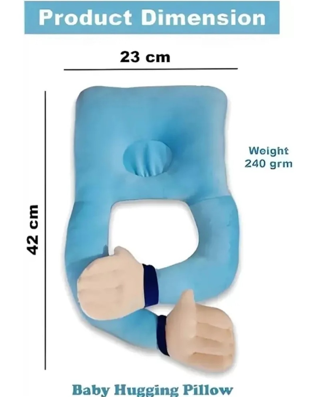 Baby hugging pillow (pack of 2 )