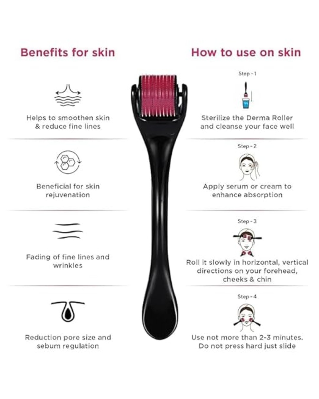 Derma roller (pack of 2)