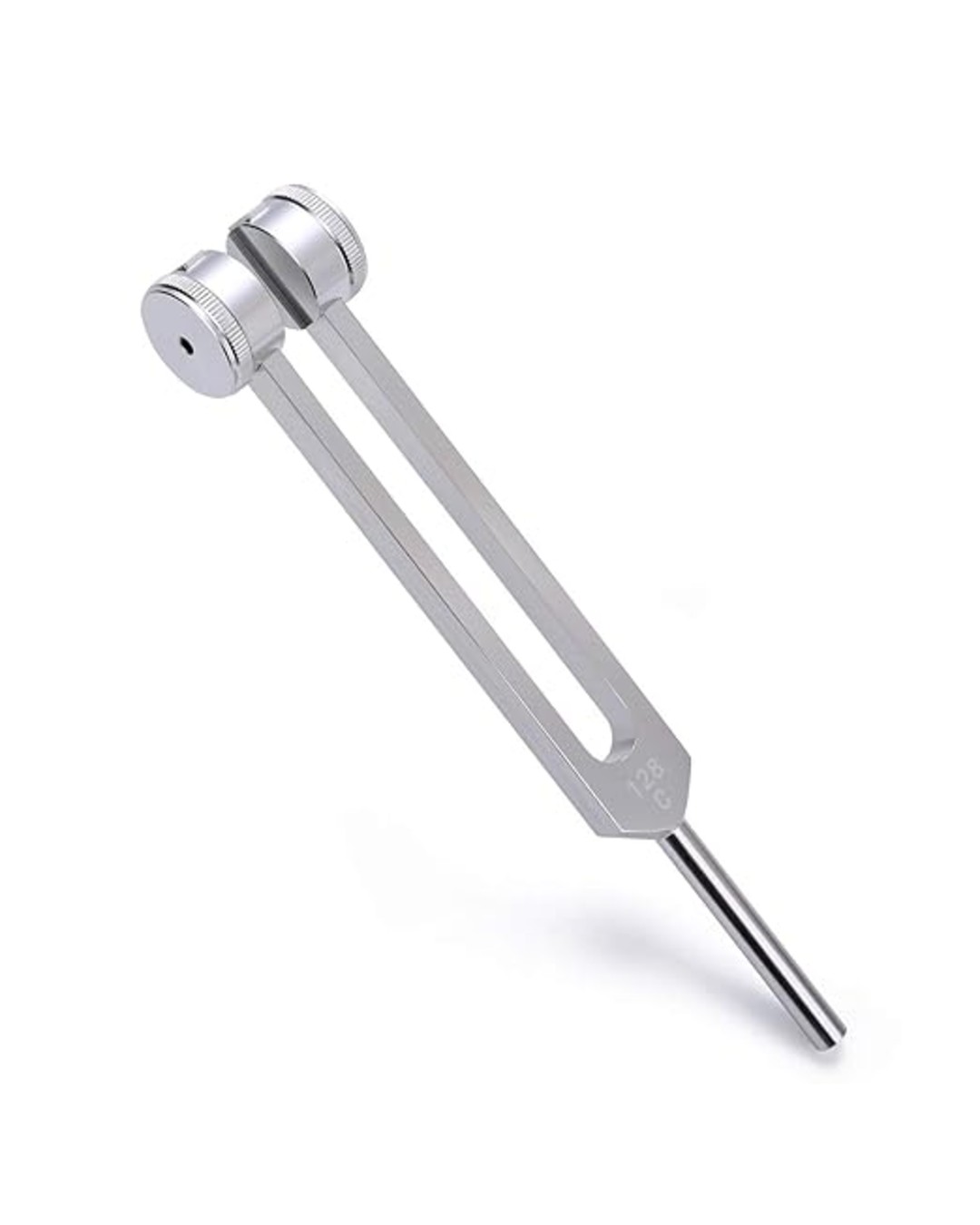 Tuning Fork 128 Hz, C-128 Frequency Aluminum Alloy Medical Non-Magnetic Tuning Fork for Healing with Taylor Percussion Hammer Mallet (PACK OF 1)