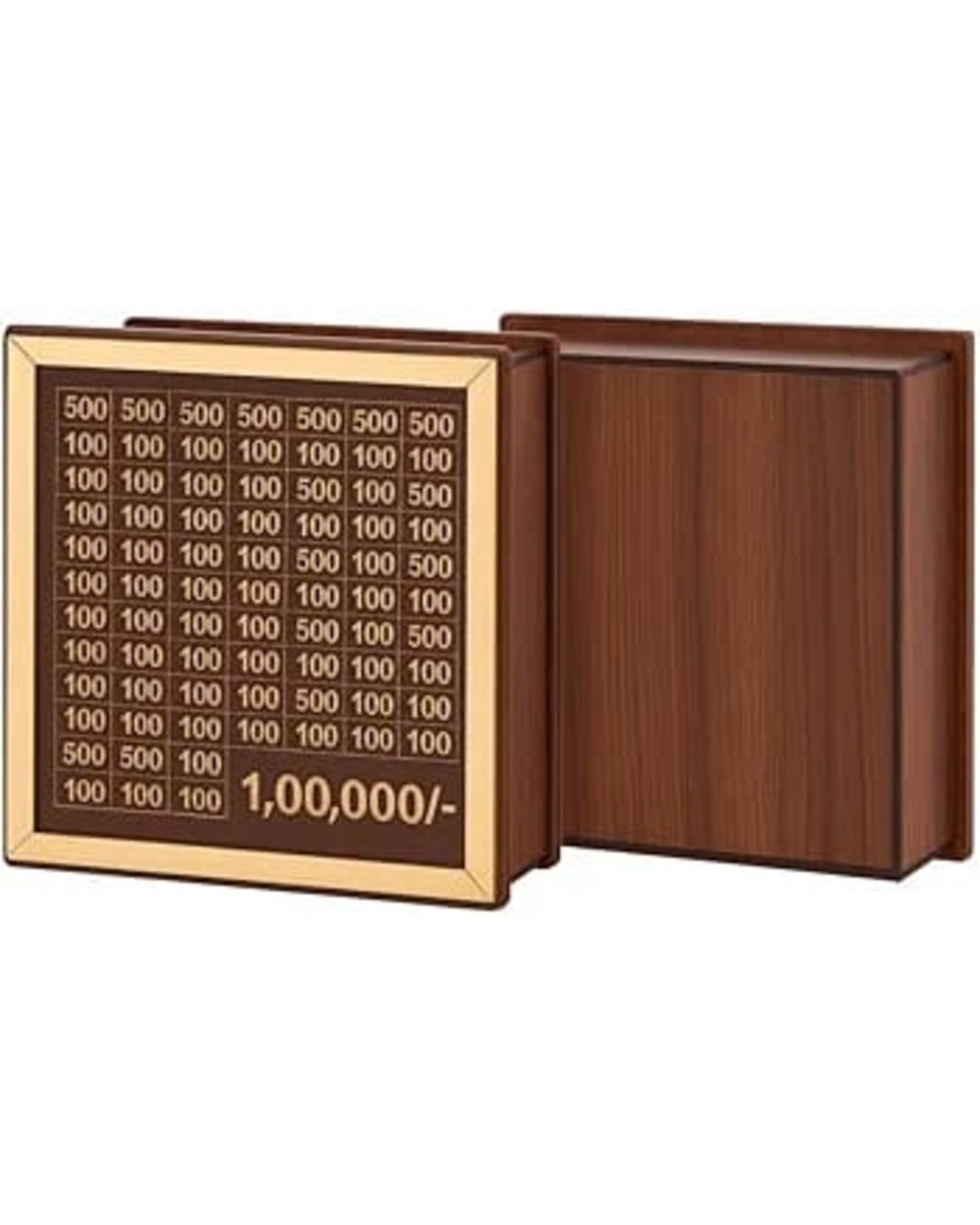 Wooden money saving box(pack of 2)