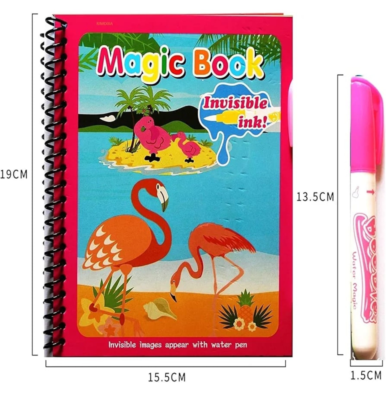 Eco Shopee SHOPPING SIMPLIFIED Magic Water Coloring Drawing Painting Books Doodle Coloring Children Reusable Baby Drawing Book with Pen MWB1 (pack of 2)