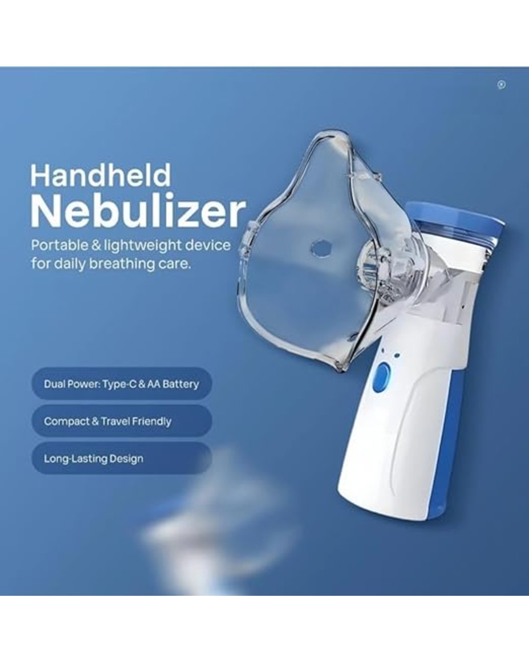{"en":"Portable Mesh Nebulizer Machine for Respiratory Care| Silent Operation, USB and Battery Opreated., Adult & Child Use, Fast Relief Angle Fast-Acting Portable Mesh Nebulizer | Quiet, Eff