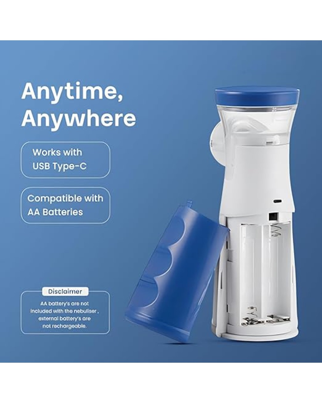 {"en":"Portable Mesh Nebulizer Machine for Respiratory Care| Silent Operation, USB and Battery Opreated., Adult & Child Use, Fast Relief Angle Fast-Acting Portable Mesh Nebulizer | Quiet, Eff