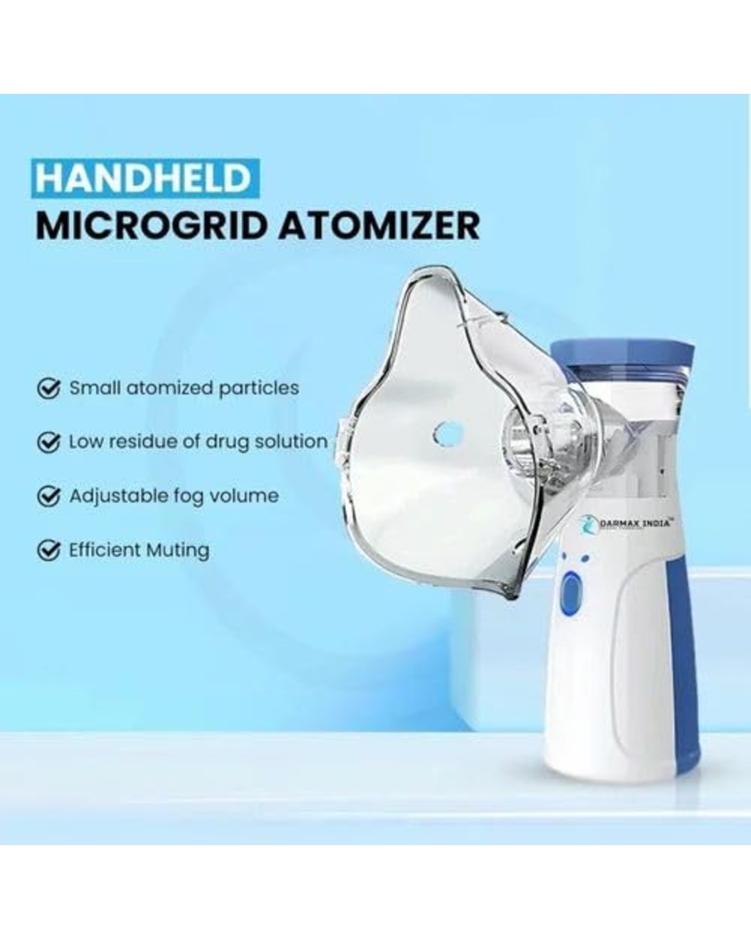 {"en":"Portable Mesh Nebulizer Machine for Respiratory Care| Silent Operation, USB and Battery Opreated., Adult & Child Use, Fast Relief Angle Fast-Acting Portable Mesh Nebulizer | Quiet, Eff