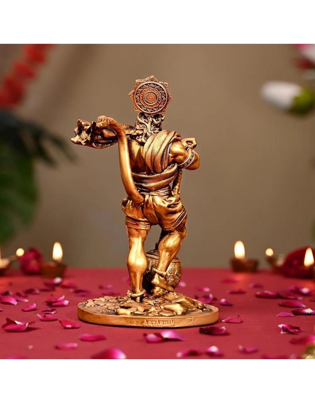 {"en":"A&S Ventures Elegant Lord Hanuman Statue for Car Dashboard | Bahubali Hanuman Murti for Puja Room, Office Desk, and Gifting | Diwali Special Showpiece Bahubali Hnauman Idol( pack of 1)